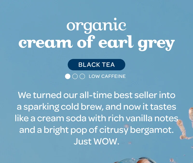 Organic cream of earl grey