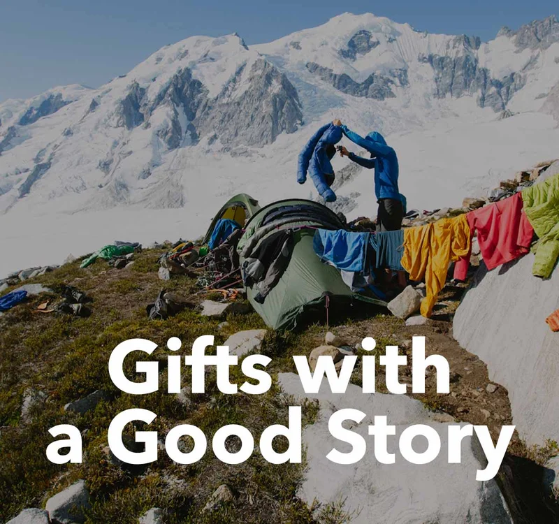 Gifts with a good story.