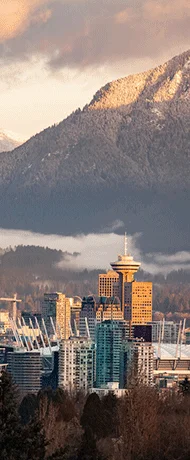 Vancouver in the winter.