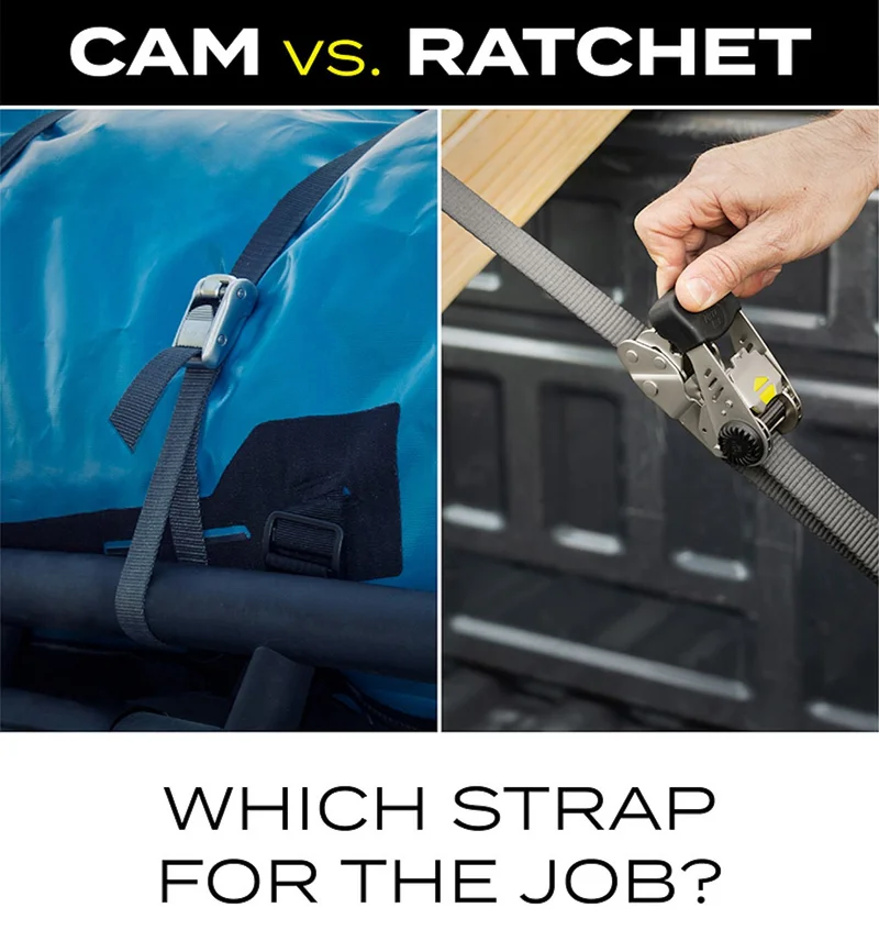 CAM vs. RATCHET | Which strap for the job?