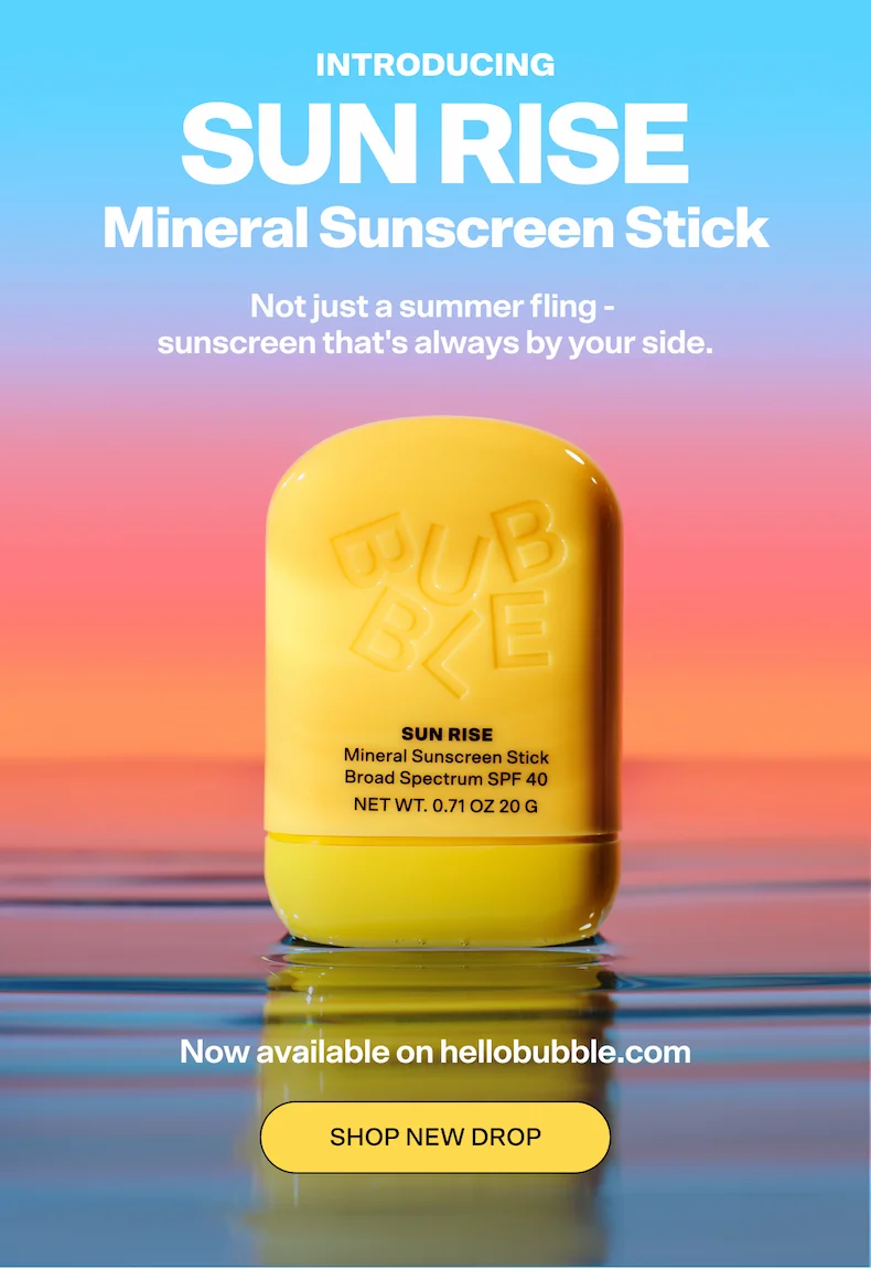 Not just a summer fling -  sunscreen that's always by your side.
