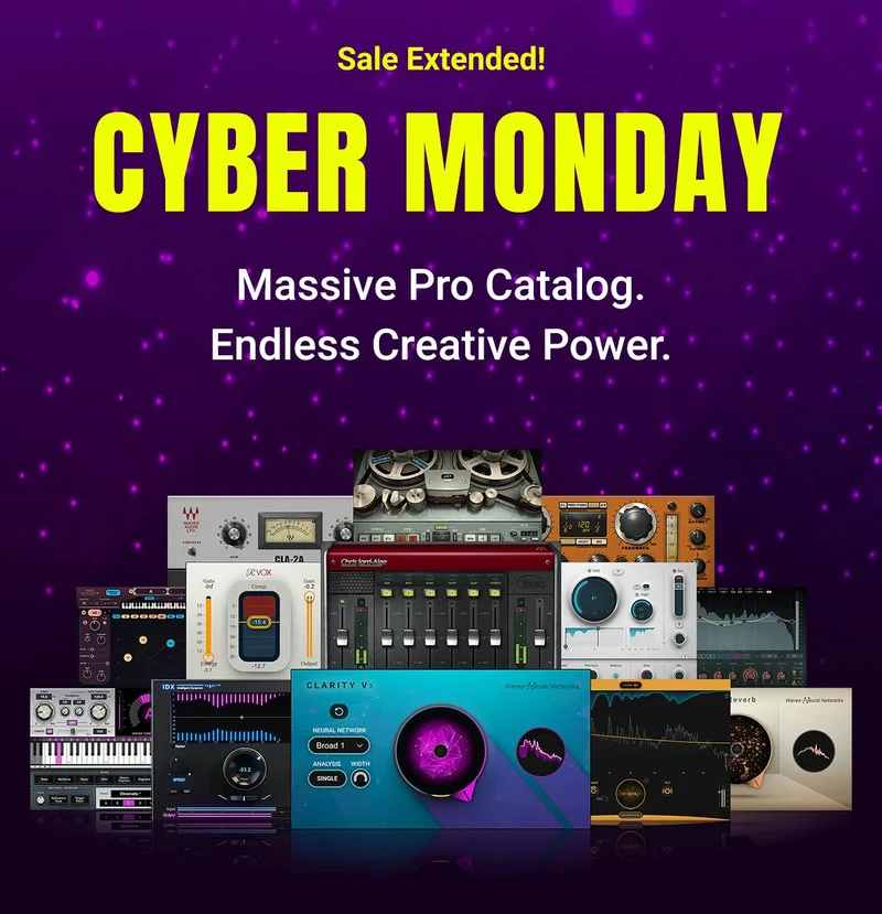 Cyber Monday - Massive Pro Catalog. Endless Creative Power.