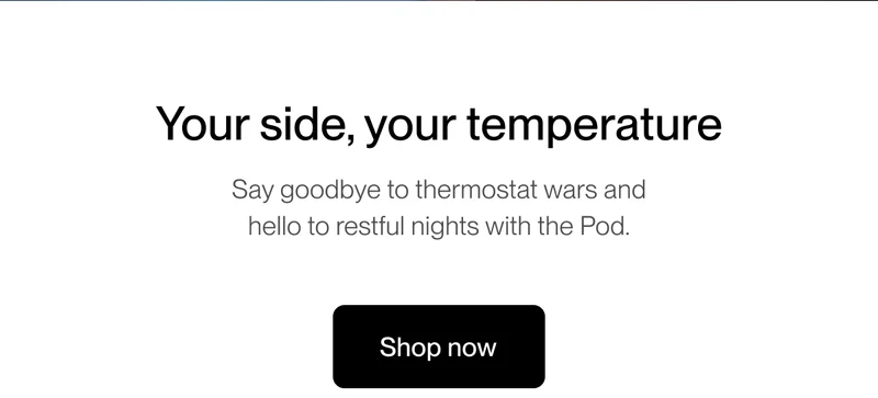 Your side, your temperature | SHOP NOW
