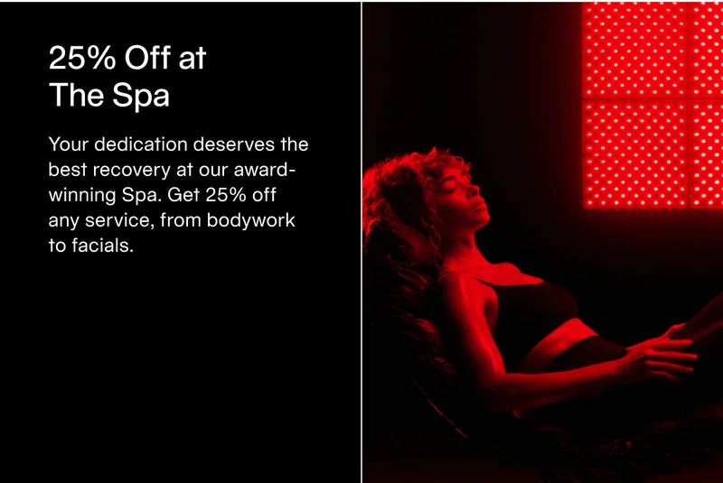 25% Off at The Spa