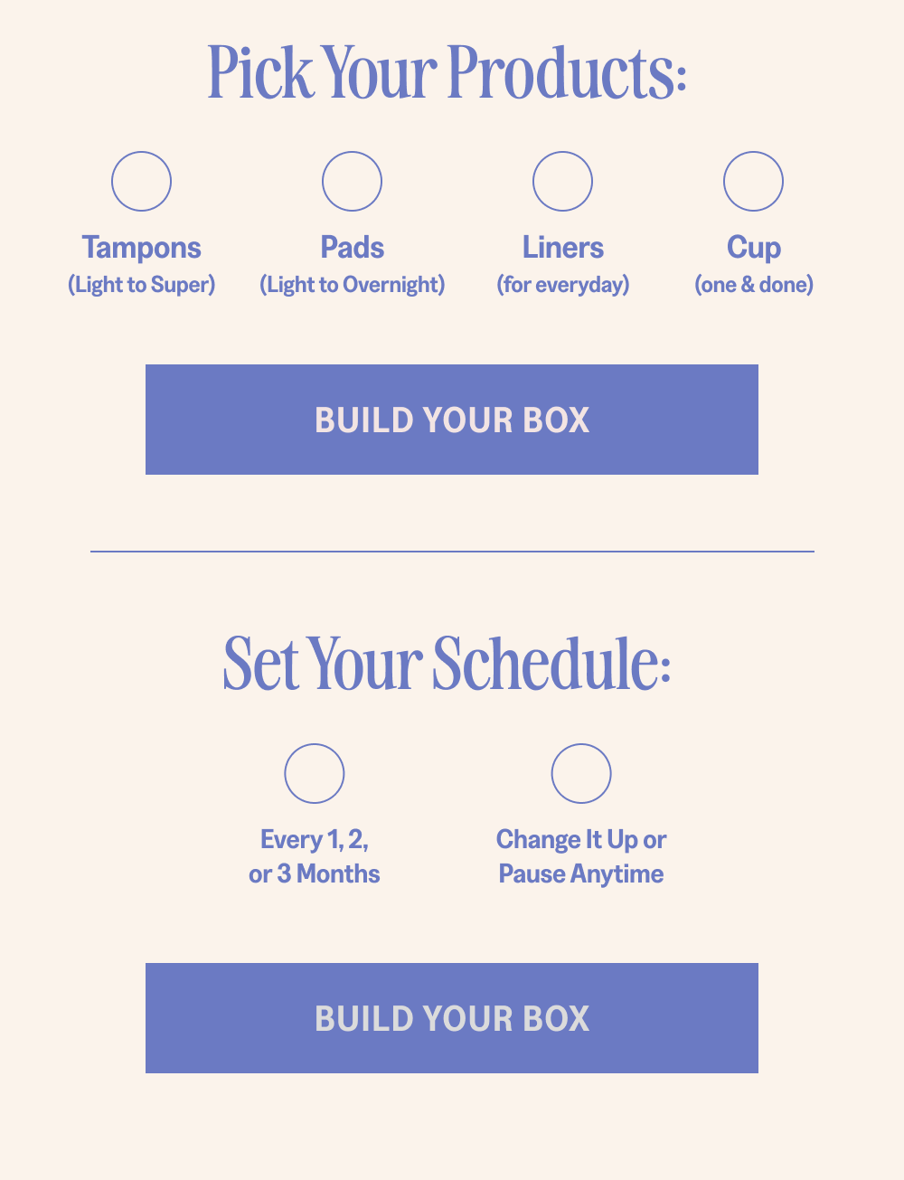 [BUILD YOUR BOX]