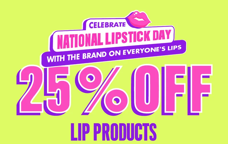 Celebrate National Lipstick Day