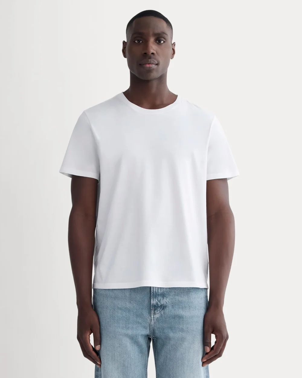 Image of The Essential Organic Crew | White