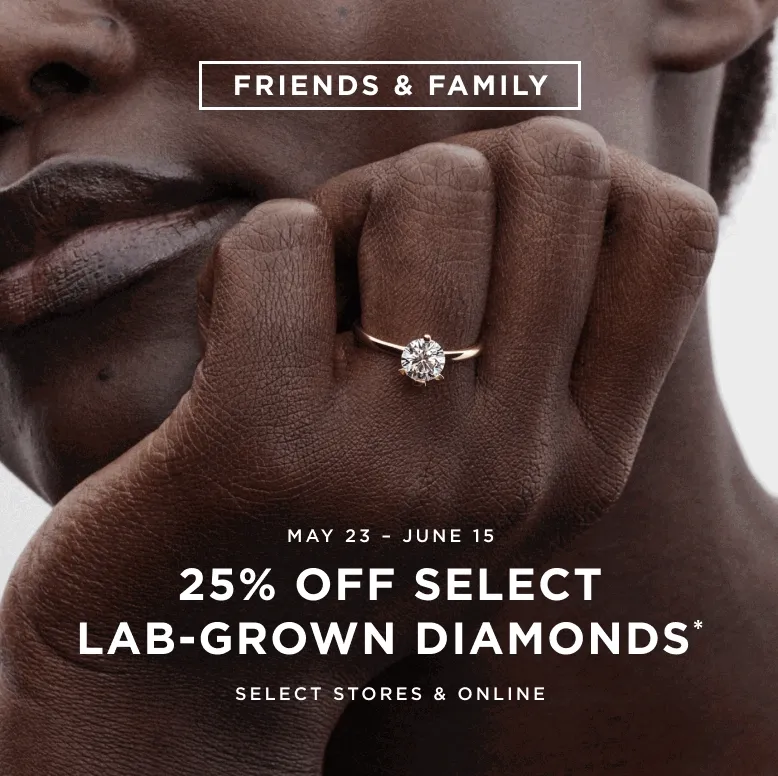 25% off Select Lab Grown Diamonds