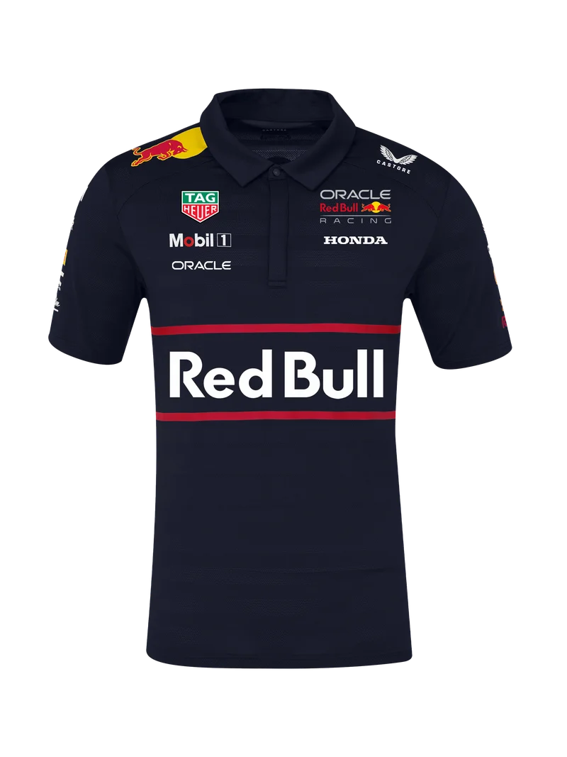 Oracle Red Bull Racing Replica Polo Shirt Oracle Red Bull Racing Replica Polo Shirt