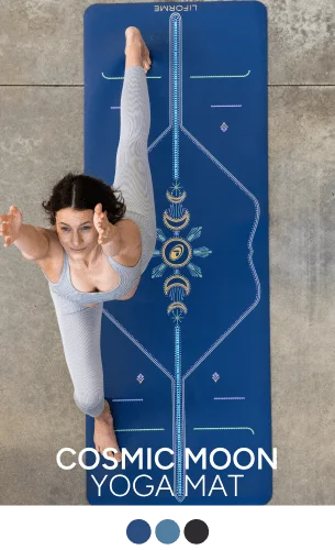 Cosmic Moon Yoga Mat