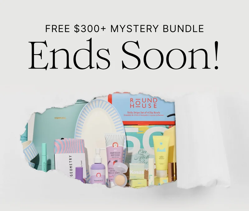 FREE $300+ MYSTERY BUNDLE Ends Soon! FREE $300+ MYSTERY BUNDLE Ends Soon!