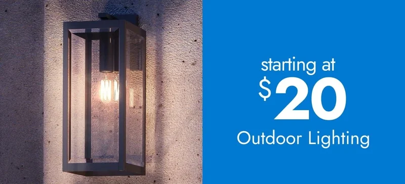 Outdoor Lighting—Starting at $20