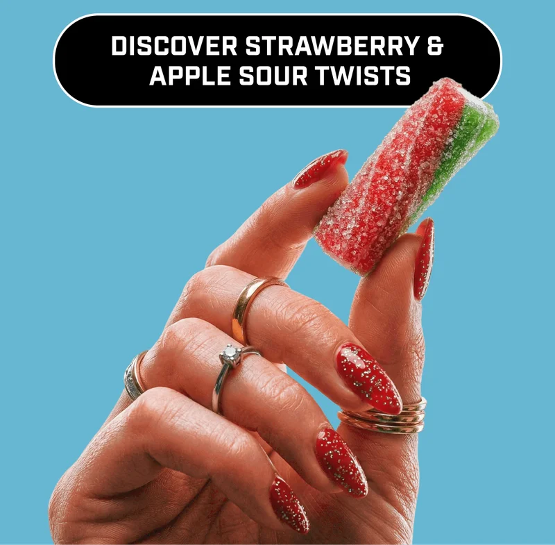 Discover Strawberry & Apple Sour Twists