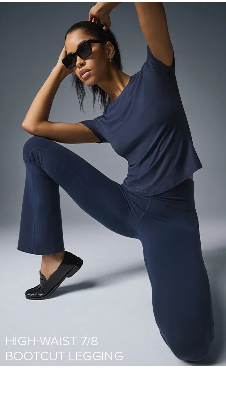 HIGH-WAIST 7/8 BOOTCUT LEGGING