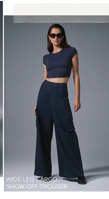 WIDE LEG CARGO SHOW OFF TROUSER