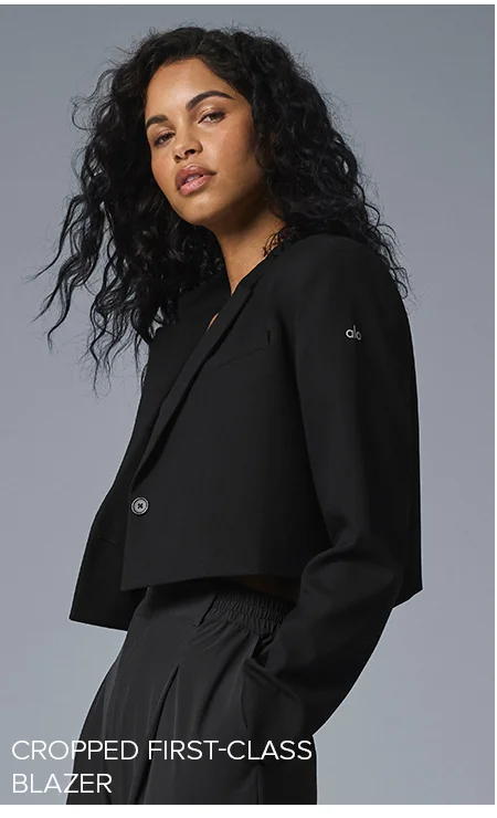 CROPPED FIRST-CLASS BLAZER
