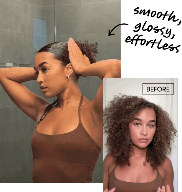 smooth, glossy, effortless