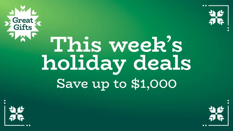 This week's holiday deals | Save up to $1,100