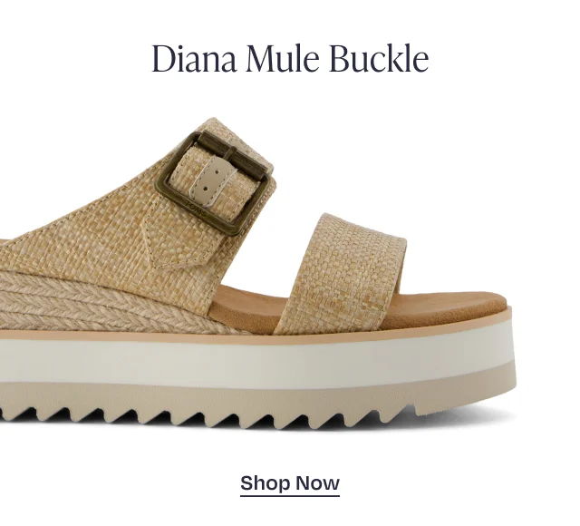 Shop Diana Mule Buckle Wedge Sandal - Button