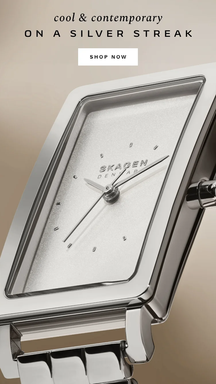 Cool & contemporary. On a silver streak.