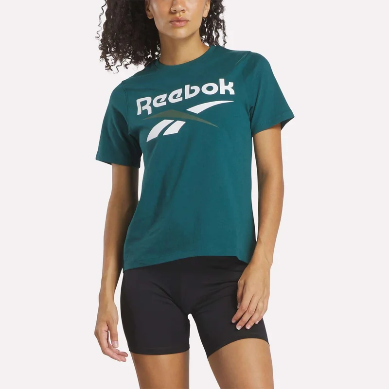 Image of Women's Two-Color Logo Crew Short Sleeve Tee