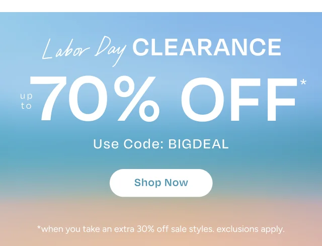 Labor Day Clearance - Image