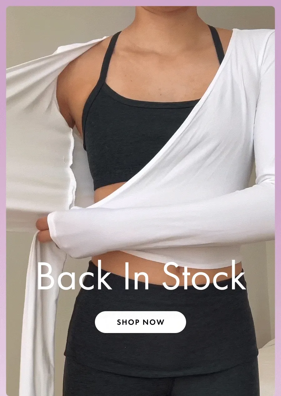 Back In Stock Wrap Top