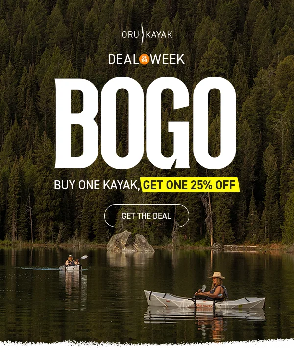 New Deal of the Week just dropped! Buy one kayak, get one kayak 25% OFF!
