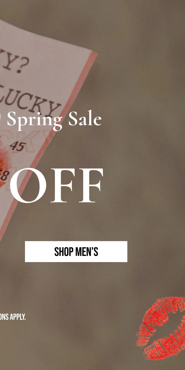 SHOP MEN'S | *EXCLUSIONS APPLY.