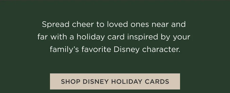 Shop Disney Holiday Cards