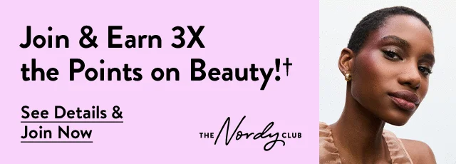 Join and earn 3 times the points on beauty.