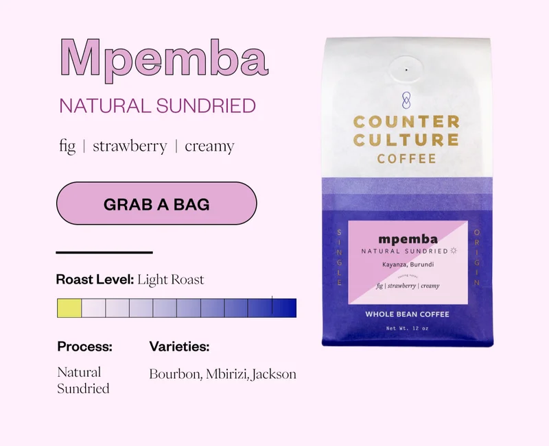 Mpemba Natural Sundried fig strawberry creamy Grab a Bag