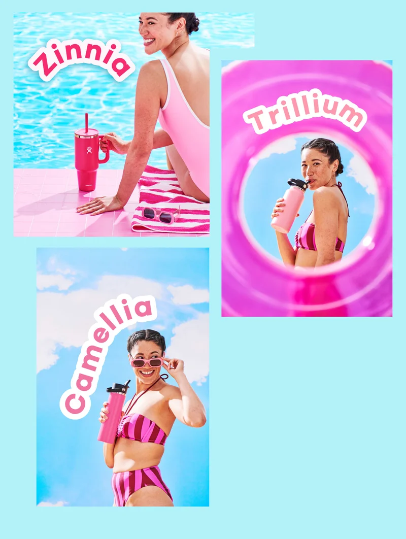 Endless summer. Keep it cool in pink all summer long. | Dive In