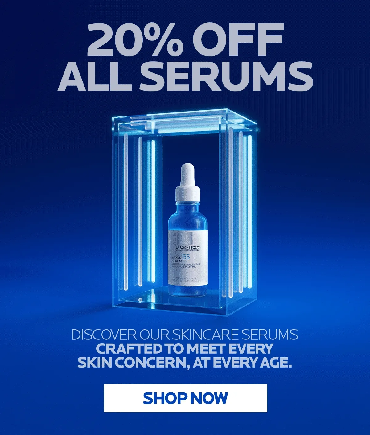Enjoy 20% off all serums