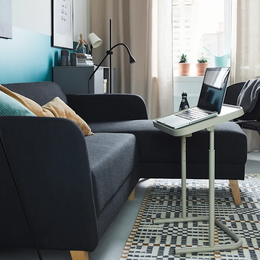 LINANÄS Sofa, Vissle dark gray