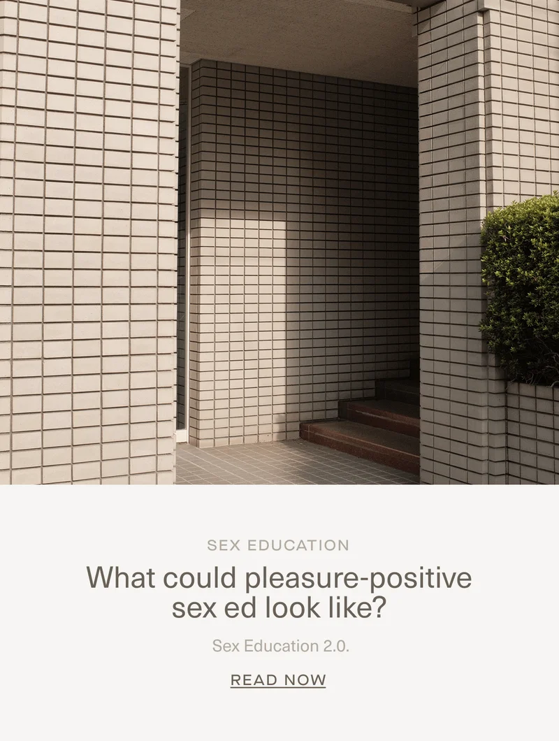 Sex Education | what could pleasure-positive sex ed look like? | Sex Education 2.0. | read now
