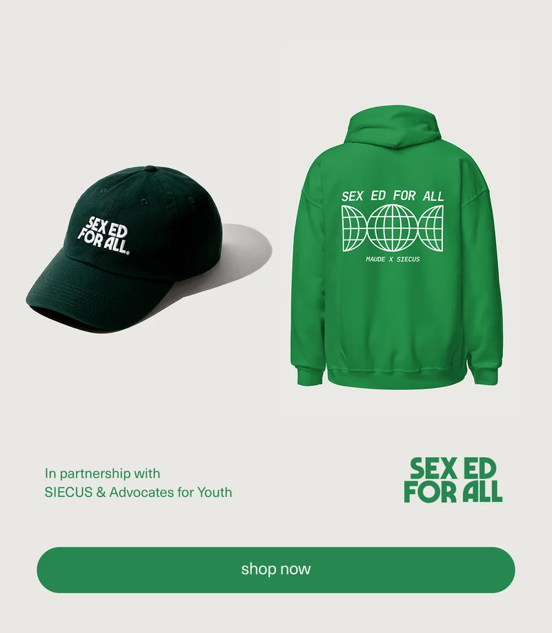 In partnership with SIECUS & Advocates for Youth | Sex Ed For All | [ shop now ]