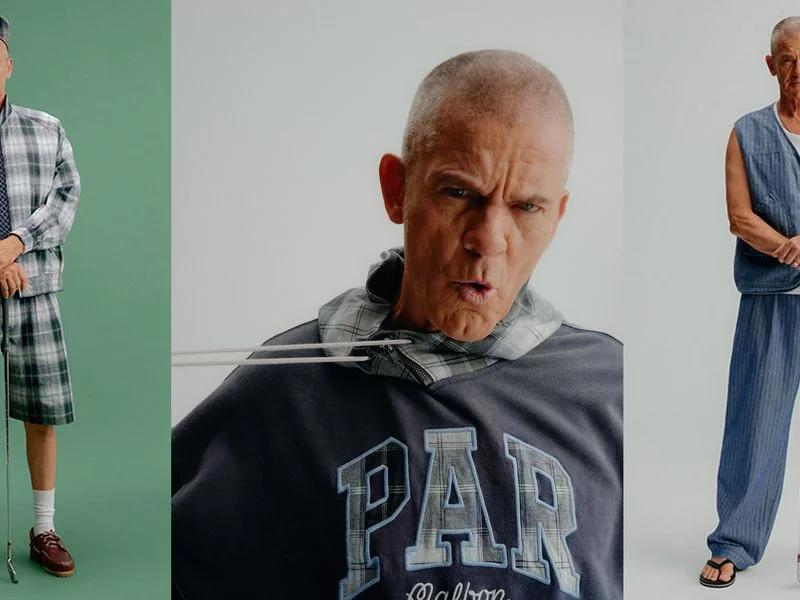 Jesper Parnevik wearing the Gap x Malbon collaboration.