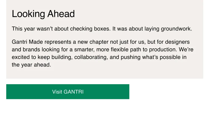 Looking Ahead | This year wasn’t about checking boxes. It was about laying groundwork.