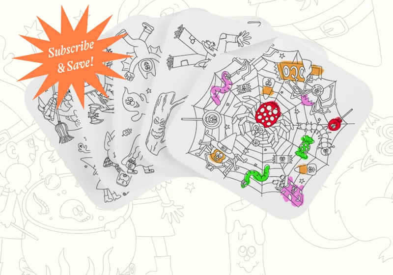 Subscribe & Save! Giant Coloring Sheets- Limited Edition.