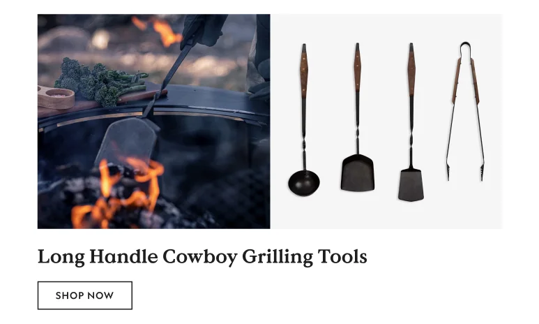 Long Handle Cowboy Grilling Tools