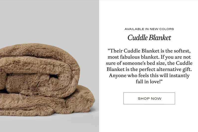 Cuddle Blanket - Shop Now