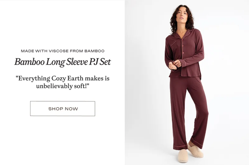 Bamboo Long Sleeve PJ Set - Shop Now