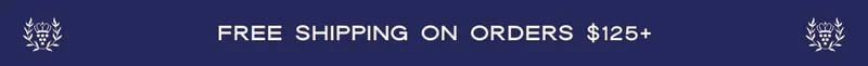 FREE SHIPPING ON ORDERS $125+
