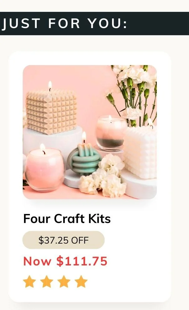 Self Care Crafting Gift Set (Four Craft Kits!)