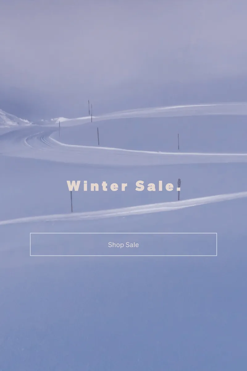 Winter Sale. Up to 40% off.