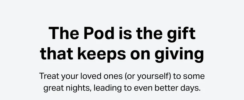 The Pod is the gift that keeps on giving.