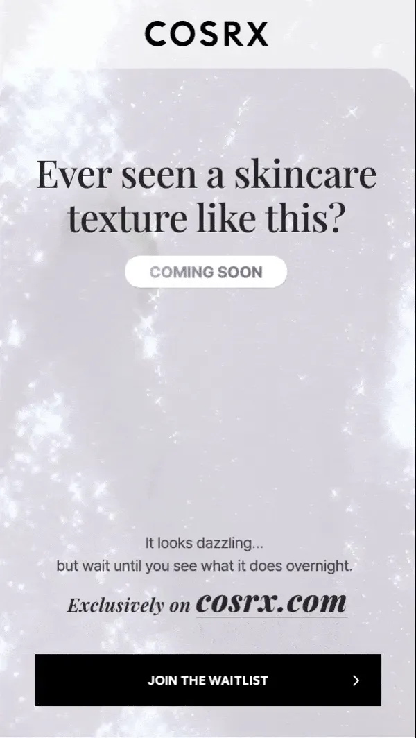 Ever seen a skincare texture like this?