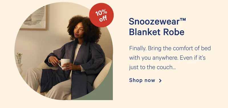 Snoozewear Blanket Robe >> Finally. Bring the comfort of bed with you anywhere. Even if it’s just to the couch… >> Shop now >>