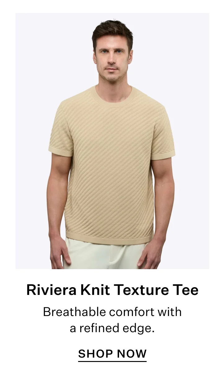 Riviera Knit Textured Tee